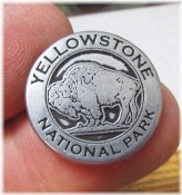 Yellowstone Bison & Geyser Keepsake