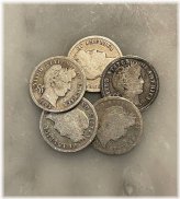 Silver Barber Dime Collection