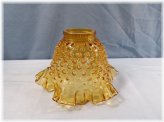 Amber Hobnail Glass Ceiling Fan Shade