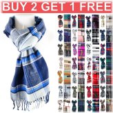 Cashmere Plaid Scarf Collection