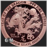 Dragon Lunar Copper Round