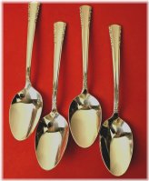 May Queen Silverplate Oval Soup Spoons
