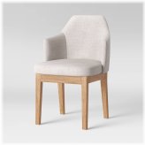 Curved Back Upholstered Dining Chair - Kinston