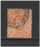 Regal Orange Edwardian Stamp
