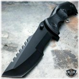 Black Cleaver Razor Folding Knife