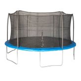 SkyBound 15-Foot Trampoline with Safety Net Enclosure