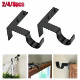 Wooden Frame Curtain Rod Holder