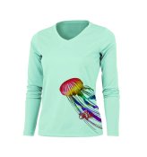 Blue Coral Long Sleeve Rash Guard