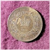 Nova Scotia Half Cent - 1861 UNC (Brown)