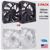 WhisperCool Dual Pack 120mm PWM Fans
