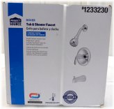 Chrome Finish Single Lever Shower Set