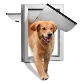 SecurePaws Double-Flap Aluminum Dog Door