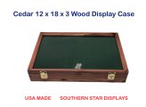 Cedar Wood Collectible Case