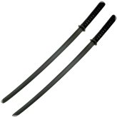 Samurai Spirit Practice Set: 2 Wooden 40" Daito Bokken Swords