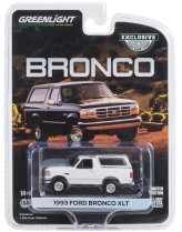 Oxford White 1993 Ford Bronco XLT Diecast Collectible