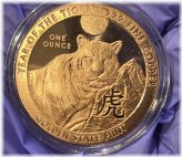 Tiger Year Copper Round