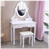 Radiance Dressing Desk Set with LED Lights and Ample Storage