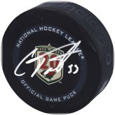 Cam Talbot Autographed Minnesota Wild 20th Anniversary Game Puck