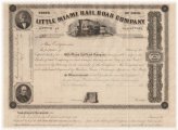 Little Miami Railroad Company Stock Certificates Ohio Trio