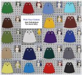 Minifigure Capes - Customizable Fabric Robes for Building Toy Characters