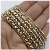 Elegant Brilliance Gold Link Bracelet