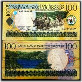 Rwanda 100 Francs Banknote