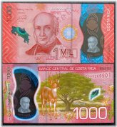 Costa Rica 1000 Colones 2019 P-28 Banknote