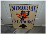 Memorial Stadium Street Sign - 1966 Baltimore Orioles Edition