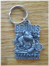 Bruins Inaugural Season FleetCenter Bear Key Chain