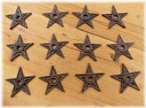 Texas Lone Star Ranch Cast Iron Stars