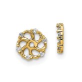 Golden Diamond Jacket Earrings