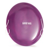 Frost Glide Snow Saucer with Rope Handles - Purple 26" Heavy Duty Metal Sled