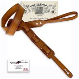 Retro Brown Premium Grain Leather Mandolin Strap by Walker & Williams