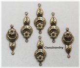 Gold Floral Connector Set