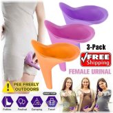 CampEase Female Urination Device - Reusable Silicone Portable Stand for Travel and Camping