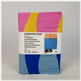 SOMMARVICKER Blue/Light Pink Duvet Cover Set