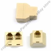 RJ11 2-Way Splitter for Telephone Connections