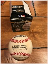 National League Baseball President Signature Ball