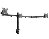 Tri-Mount Max: Wall-Flush Monitor Stand for 3 Screens up to 27 inches