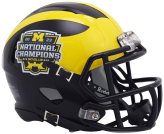 Wolverines 2023 National Champions Speed Mini Football Helmet