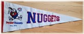 Nuggets Miner Mascot ABA Basketball Pennant - 1974 Vintage Edition