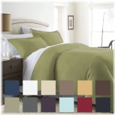 Gray Basics 3-Piece Duvet Cover Set by Kaycie: Premium and Ultra Soft