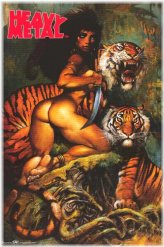 Tigress 1999 Poster by Simon Bisley