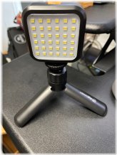 IlluminatePro LED Camera Light with Mini Tripod