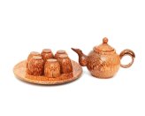 Coconut Grove Teapot and Cups Set