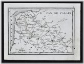 1833 Perrot Tardieu Map - Pas de Calais Region, France