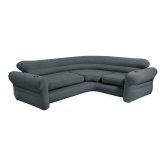 Comfy Corner Lounge with Cupholders - Gray (Open Box)