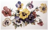 Pansy Petal Ceramic Decals