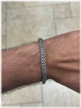 Bali Handmade Sterling Silver Braided Chain Bracelet