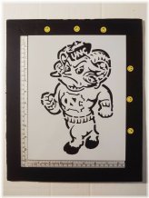 Carolina Ram Stencil Set